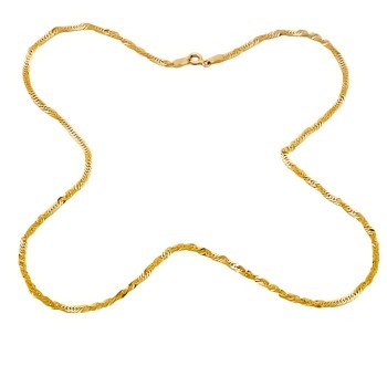 9ct gold 3.2g 18 inch Singapore Chain